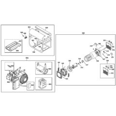 Main Assembly for DeWalt Generator