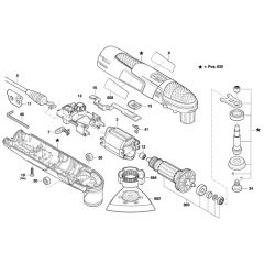 Bosch PMF 220 CE Tool Assembly