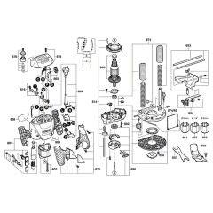 Router Assembly for Bosch POF 1400 ACE