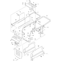 Cover Assembly for Husqvarna PP 518