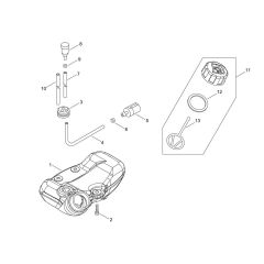 Fuel Tank for ECHO PPF-236ES