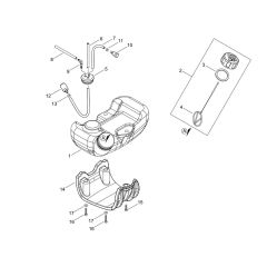 Fuel Tank for ECHO PPT-2620ES