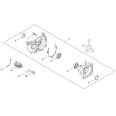 Crankcase for ECHO PPT-265ES