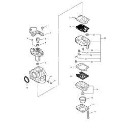Carburettor for ECHO PPT-300ES