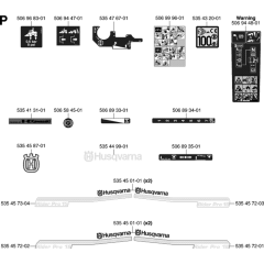 Decals for Husqvarna PR15