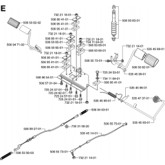 Pedals Assembly for PR15