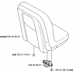 Seat Assembly for PR18 Riders
