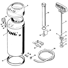 Water Tank Assembly for Stihl