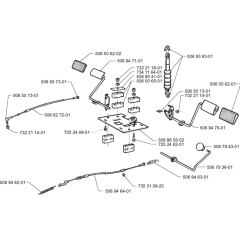 Pedals Assembly for Husqvarna