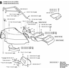 Hood Assembly for Husqvarna