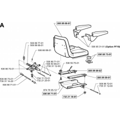 Seat Assembly for Husqvarna