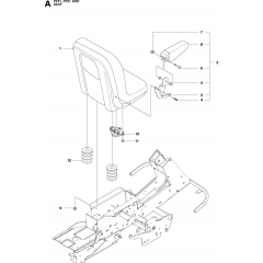 Seat Assembly for Husqvarna