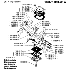Carburetor Assembly for PS50