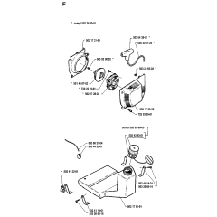 Starter Assembly for Husqvarna PS50