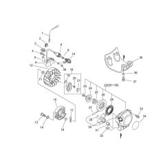 Starter, Magneto, Clutch for PT266S