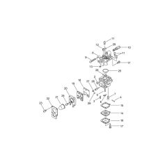 Carburettor for Shindaiwa PT266S