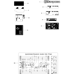 Decals for Husqvarna PT26 D