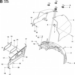 Cover Assembly for PT26 D Riders