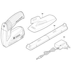 Tacker Assembly for Bosch PTK 3,6 LI
