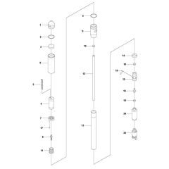 Husqvarna PV 57 Poker Assembly