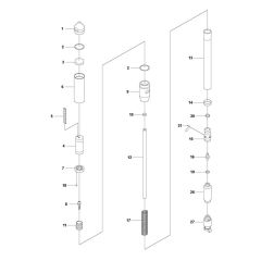 Husqvarna PV 77 Poker Assembly