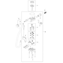 Pump Assembly for Husqvarna PW 240