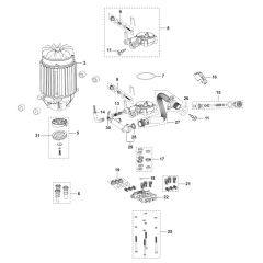 Pump Assembly for Husqvarna PW 360