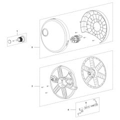 Hose Reel Assembly for Husqvarna