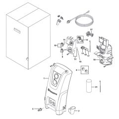 Front Assembly for Husqvarna PW 490