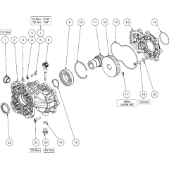 Gearbox Assembly for Belle PWX