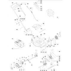 Flymo QUICKSILVER 4546SDH Assembly