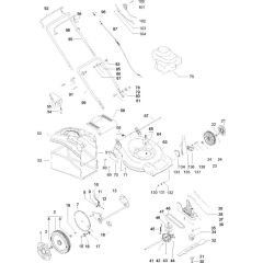 Flymo QUICKSILVER 5145HW Assembly