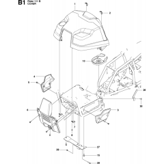 Cover Assembly for R111 B Riders