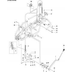 Mower Lift/Deck Lift Assembly