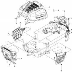 Cover Assembly for Husqvarna R112