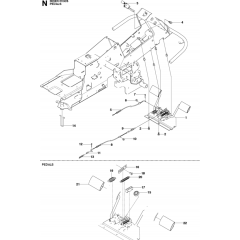 Pedals Assembly for R13 C5
