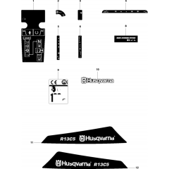 Decals for Husqvarna R13 C5
