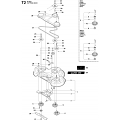 Mower Deck for Husqvarna R13 C5