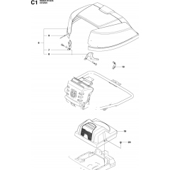 Cover Assembly for R13 C5 Riders