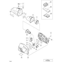 Hikoki R14DSL Main Assembly