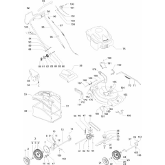 Assembly for Husqvarna R150 S