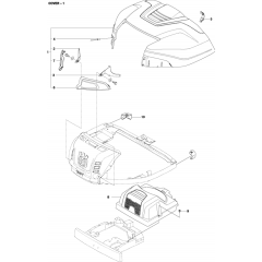 Cover Assembly for Husqvarna R214