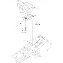 Seat Assembly for R215 TX