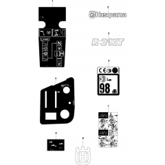 Decals for Husqvarna R316 T