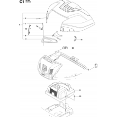 Cover Assembly for R316 T Riders