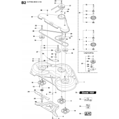 103cm Cutting Deck Assembly