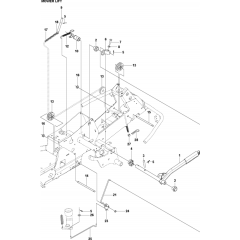 Mower Lift Assembly for Husqvarna