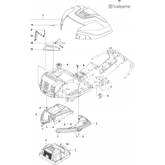 Cover Assembly for Husqvarna