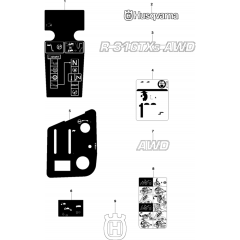 Decals for Husqvarna R316 TXs