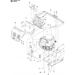 Engine Assembly for Husqvarna